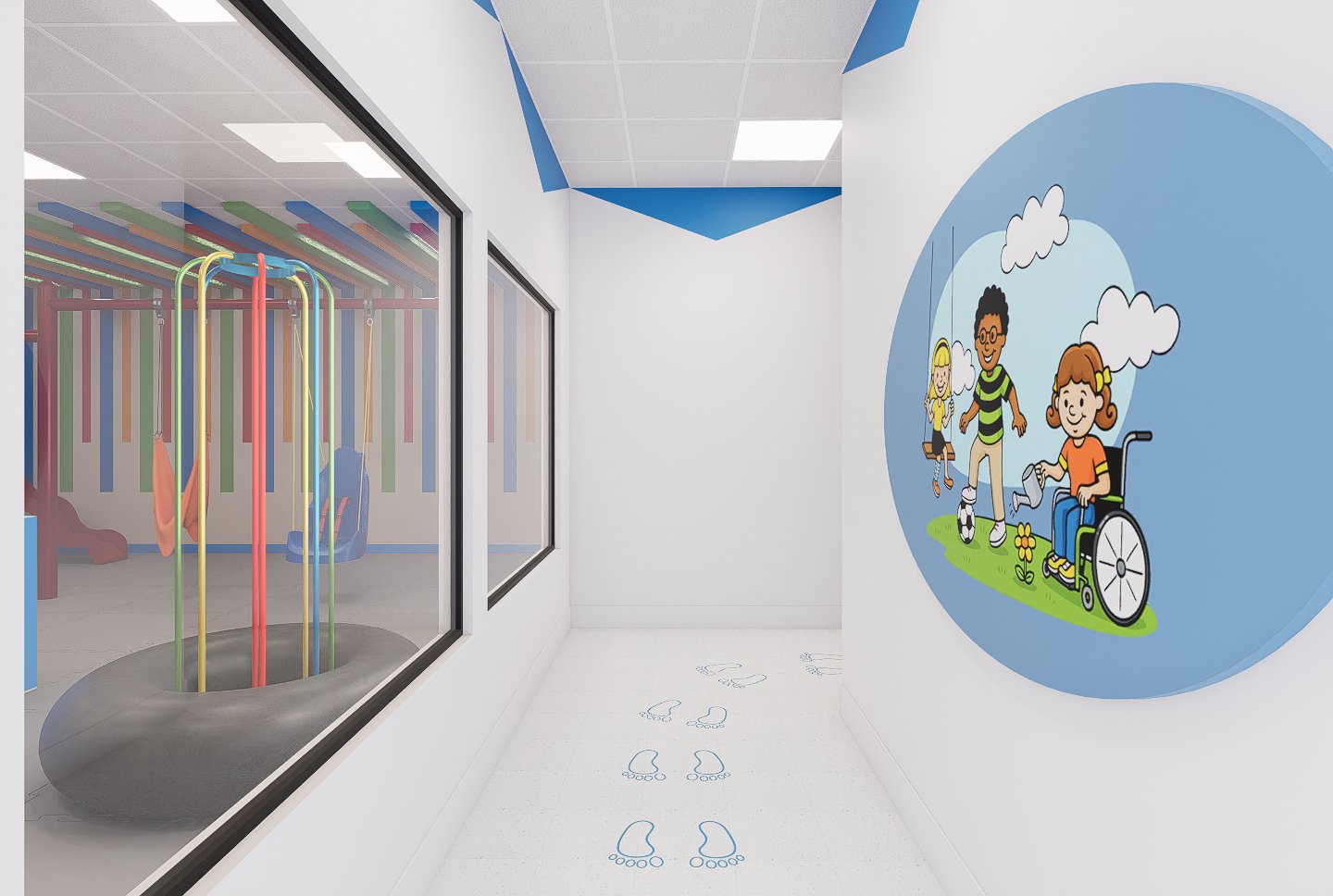 Sensory gym at Children's Specialized ABA